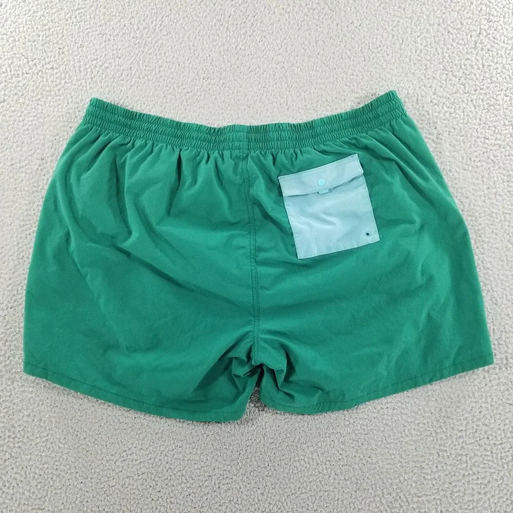 Cotopaxi Swim Trunks Mens XXL Green Mesh Lined Surf Shorts Colorblock Drawstring